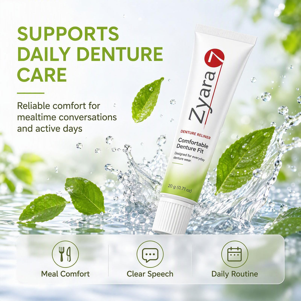 Denture Adhesive for Upper and Lower G1110