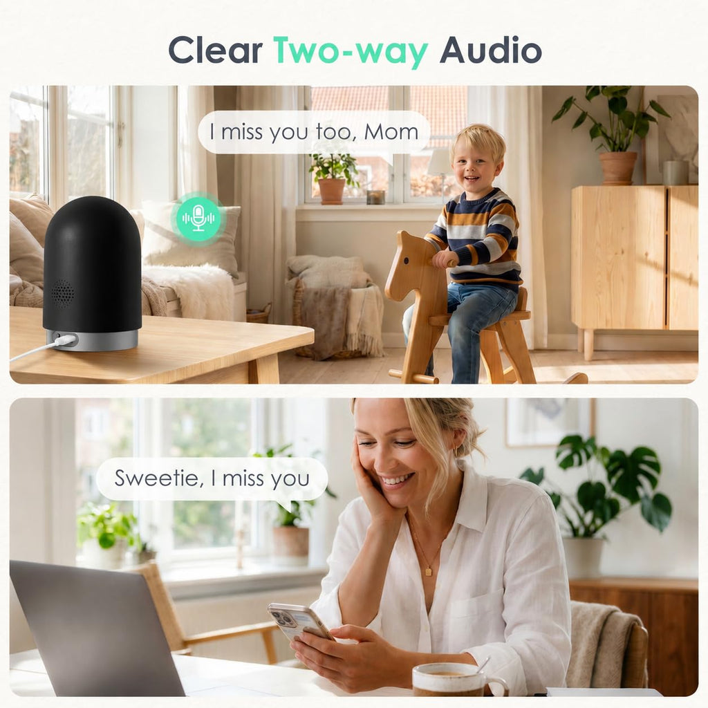 2K Indoor Camera with Motion Tracking T9943