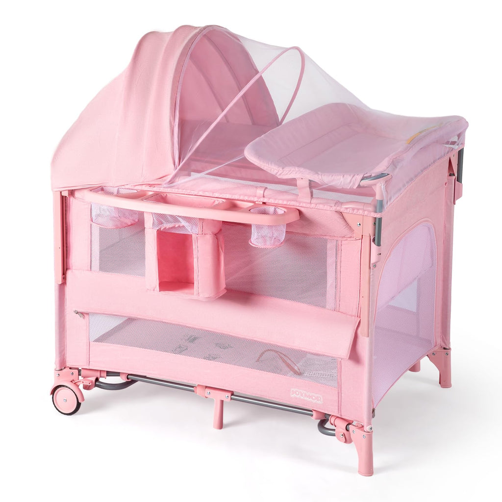 9 in 1 Bedside Bassinet with Changing Table X198