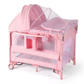 9 in 1 Bedside Bassinet with Changing Table X198
