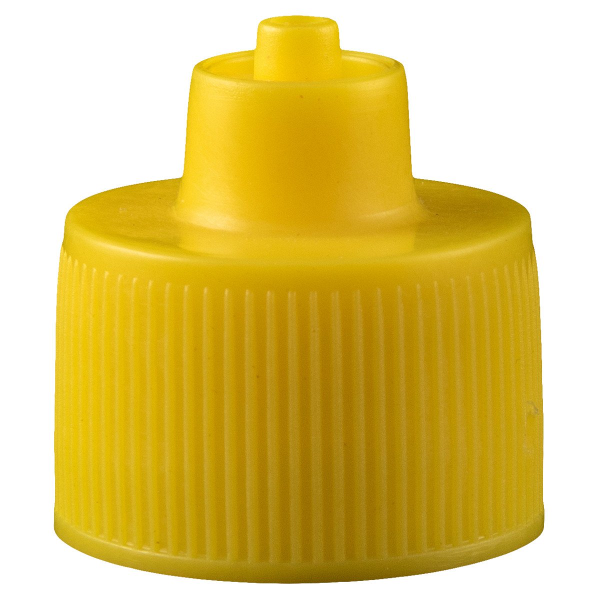 Yellow Luer Lock Bottle Cap 20-410, Bag of 10 P707