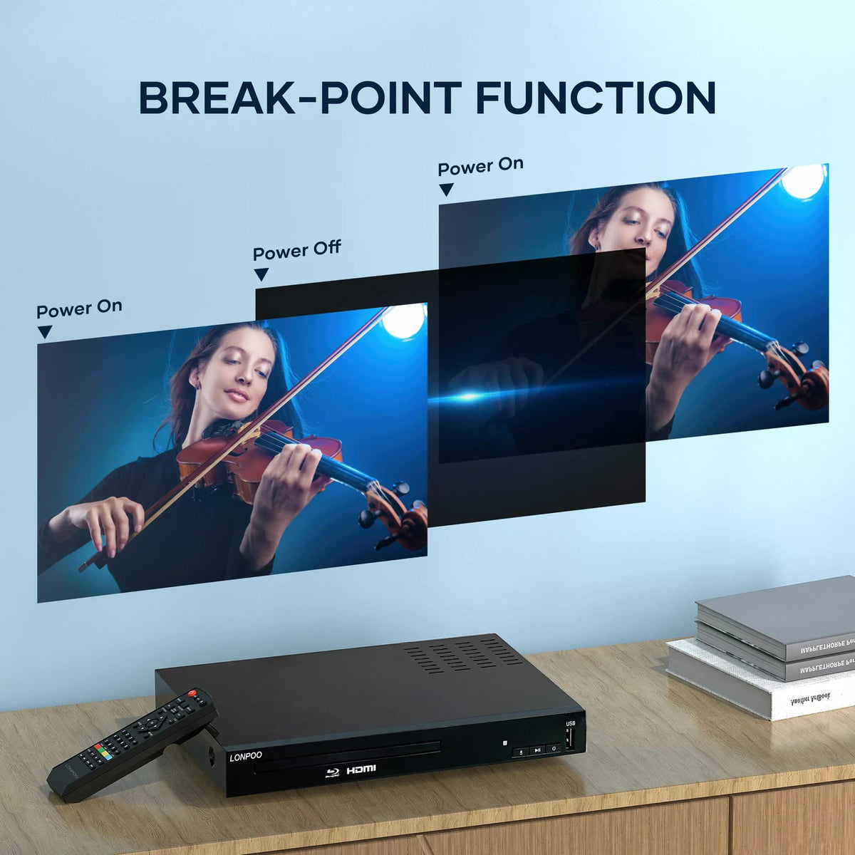 Full HD DVD Player HDMI with Dolby Digital TrueHD/DTS U759