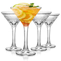 Martini Glasses Set of 4, 6oz Crystal Cocktail Glasses K8533