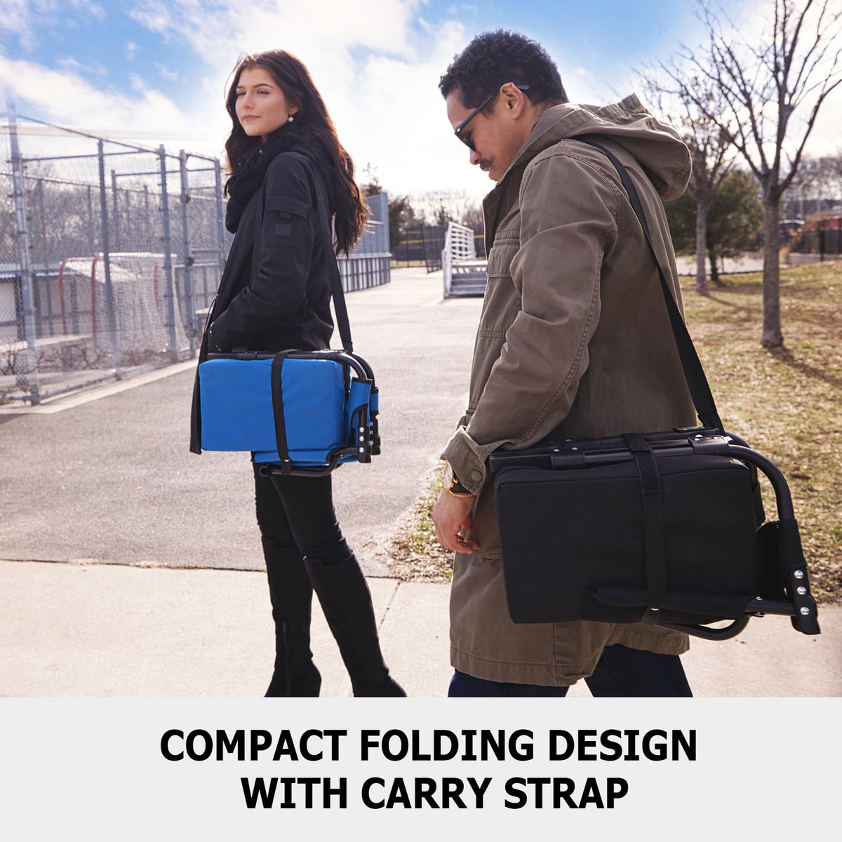 Portable Folding Stadium Seat with High Back D241