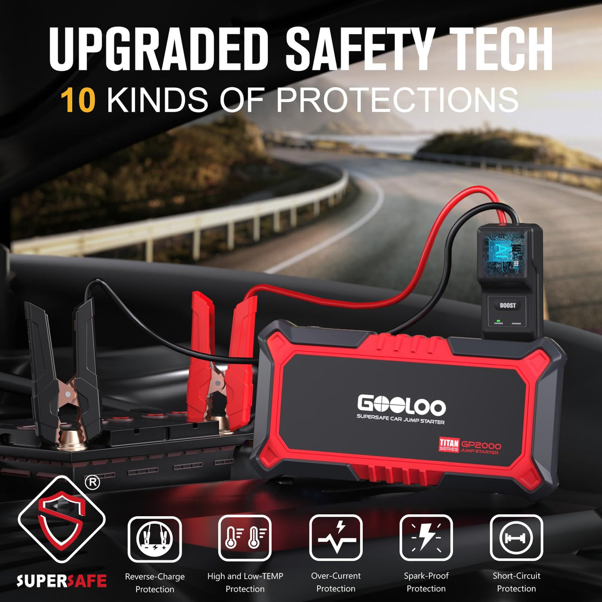 12V 2000A Portable Jump Starter P476119