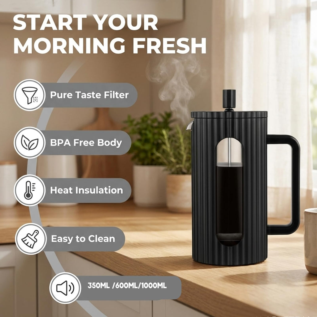 12 oz Heat Resistant Borosilicate Glass French Press K293