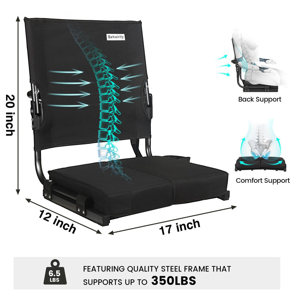 Portable Folding Stadium Seat with High Back D241