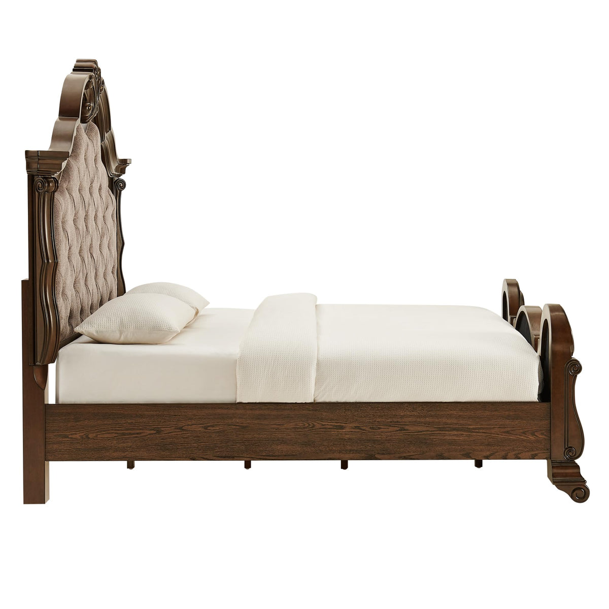 86" Eastern King Platform Wood Bed Frame M6989