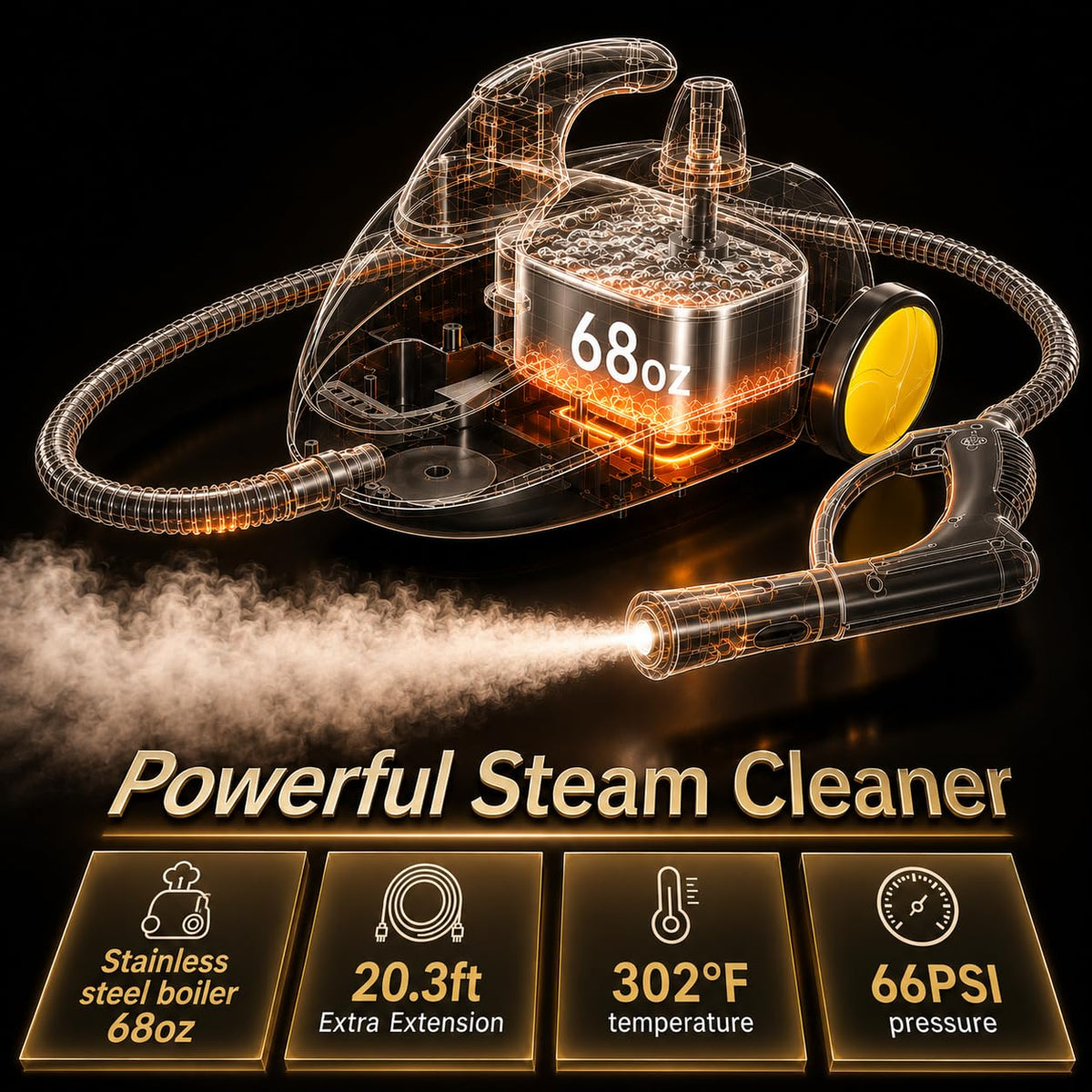 Heavy Duty Steam Cleaner 2L Tank C930