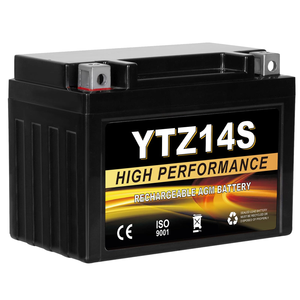 12V 11.2Ah AGM Sealed Motorcycle Battery W775265