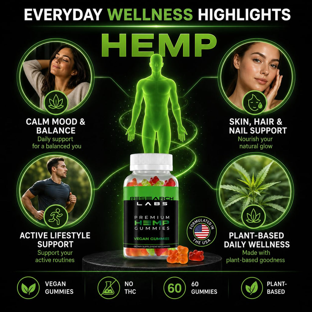 Premium Hemp Gummies 120 Count V6247