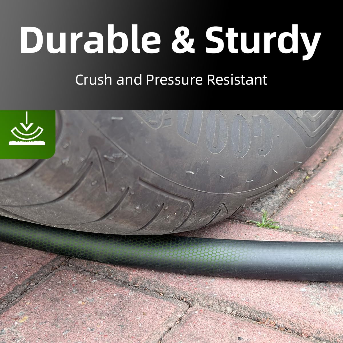 100FT x 3/4" Heavy Duty Rubber Garden Hose G1655