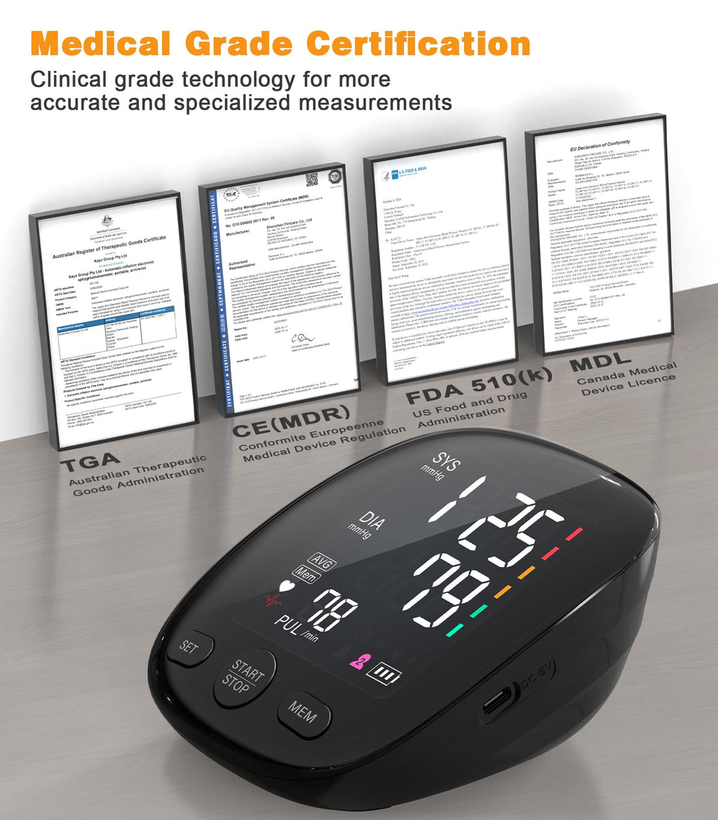 Upper Arm Blood Pressure Monitor with Dual User 240 Memory Sets I203