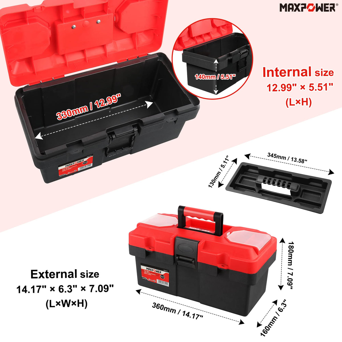 Small Plastic Tool Box with Handle J190148