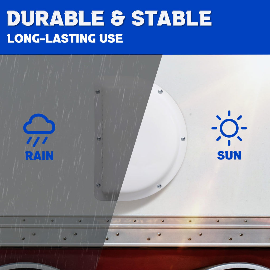 RV Vent Covers with Mounting Hardware L3934
