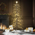 8 Ft Pre-Lit Twinkling Christmas Tree with Lights A9467