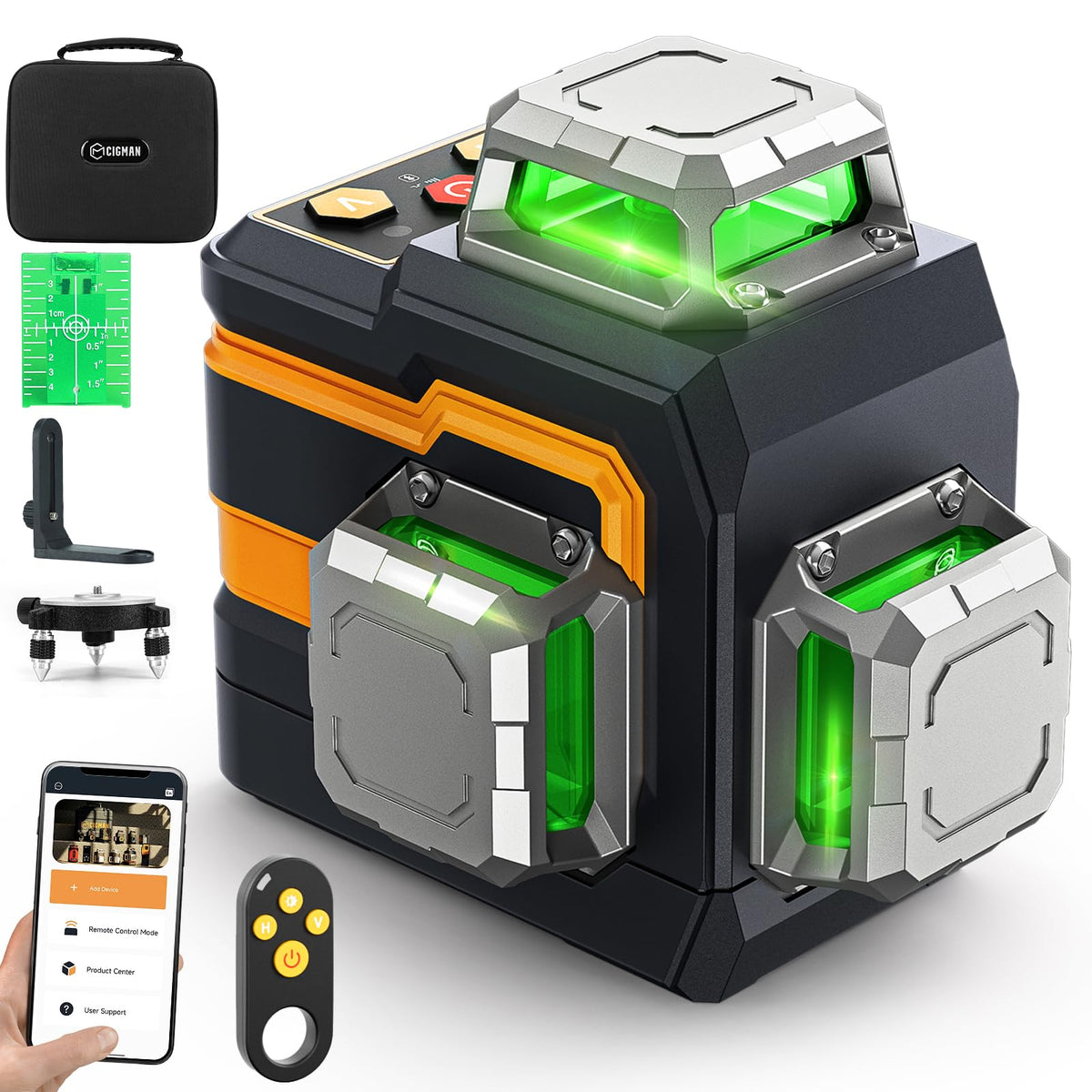 Green 3x360° Self Leveling Laser Level H573
