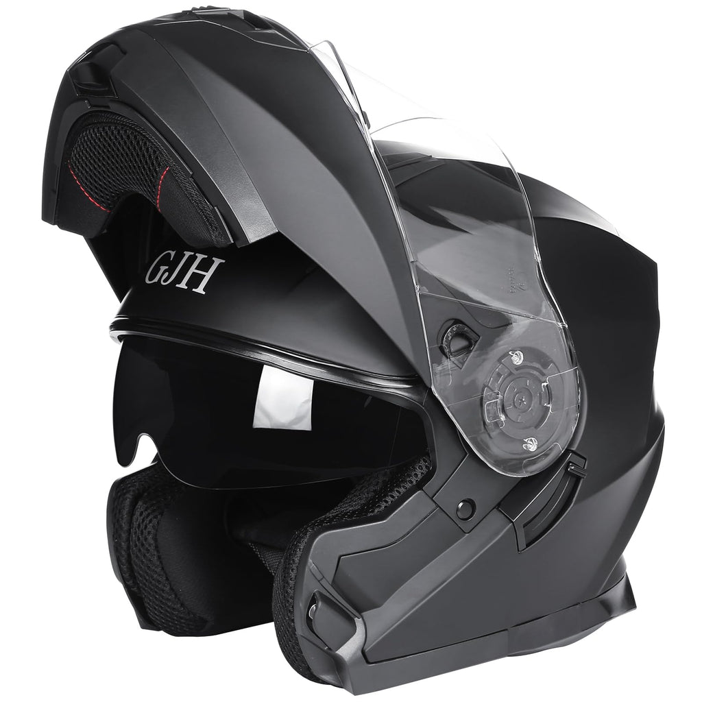 Modular Motorcycle Helmet Flip Up Anti-Fog Lens L6617