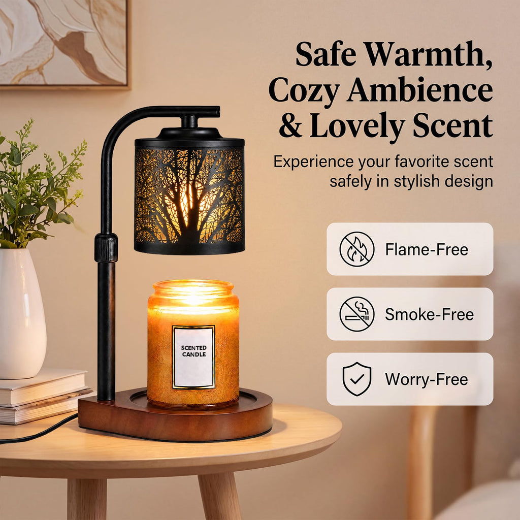 Candle Warmer Lamp with Timer & Dimmer L676286