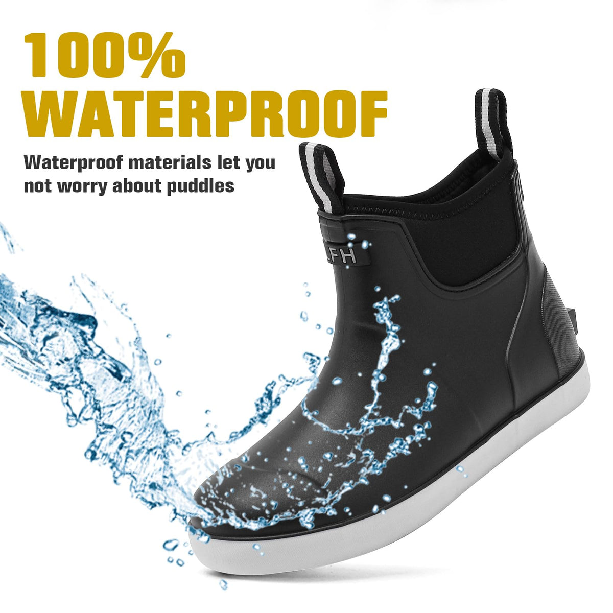 Waterproof Non-Slip Ankle Deck Boots X161
