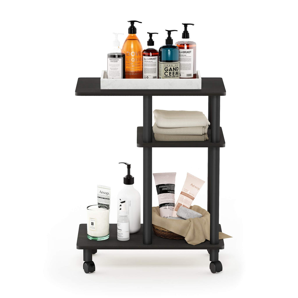 C Shaped Side Table with Casters K3208