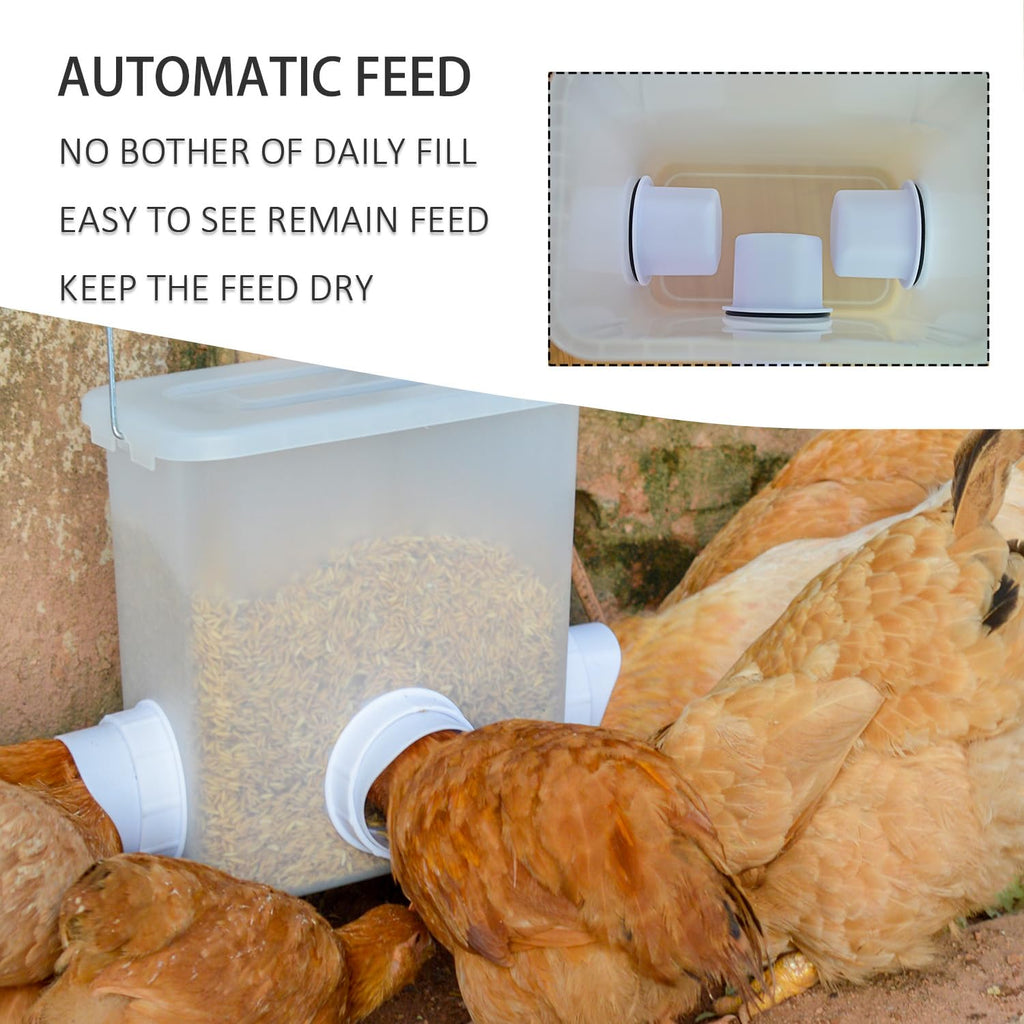 Automatic Chicken Feeder & Waterer Set K764342
