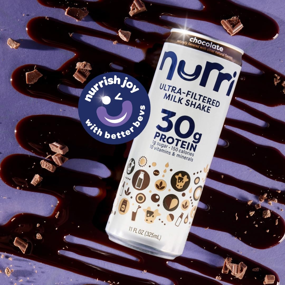 Milk Chocolate Protein Shake, 30g Protein, Lactose Free, 12 Pack C2871