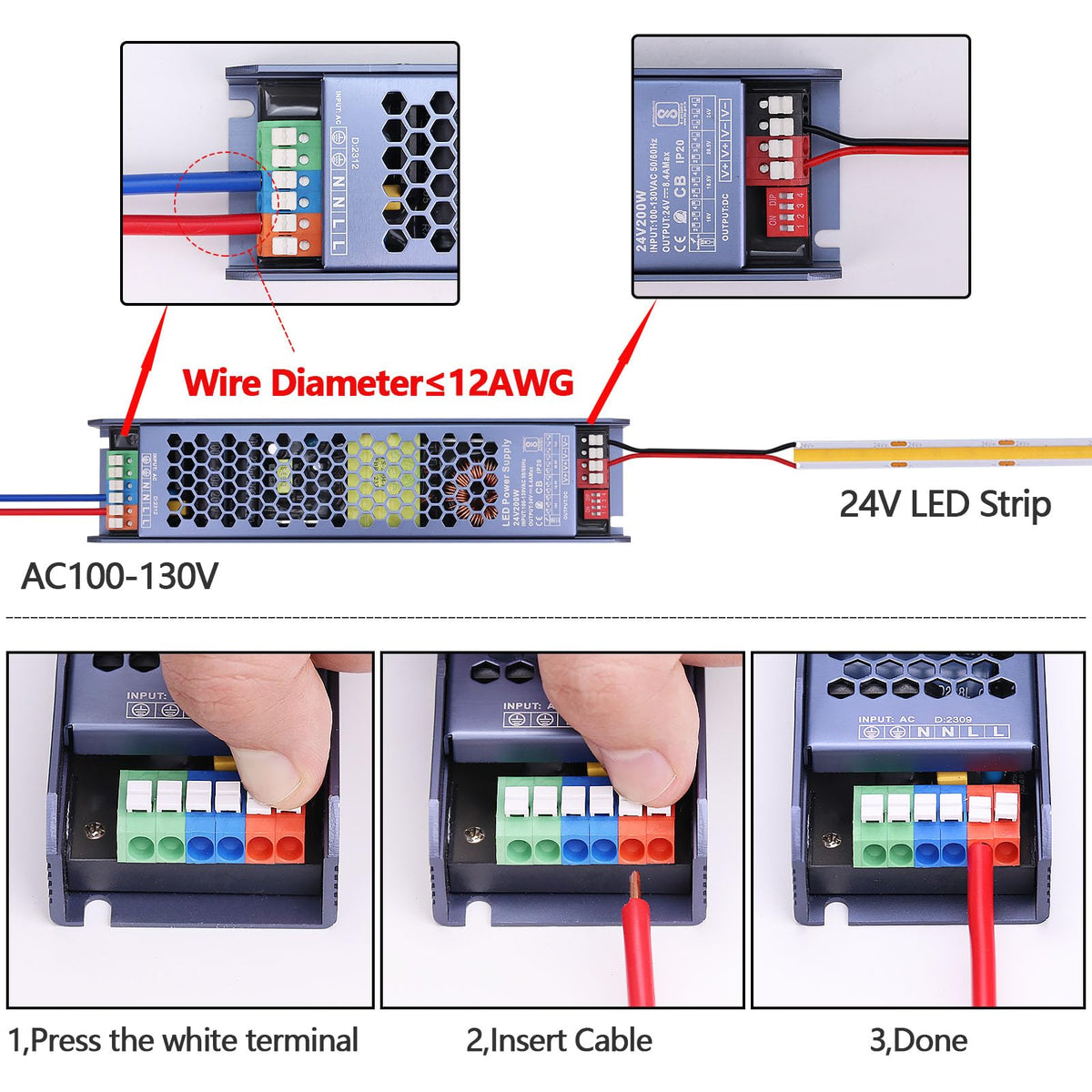 24V 200W LED Driver P38723