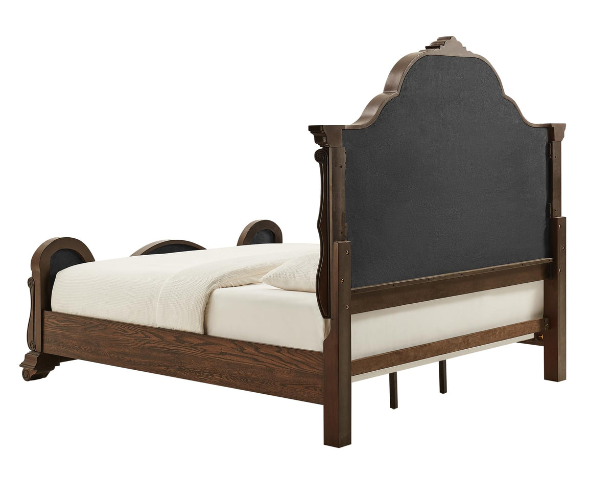 86" Eastern King Platform Wood Bed Frame M6989