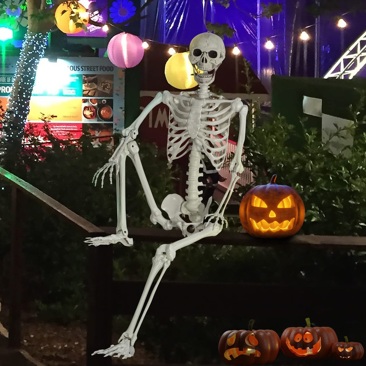 Life Size Skeleton with Posable Joints C504876