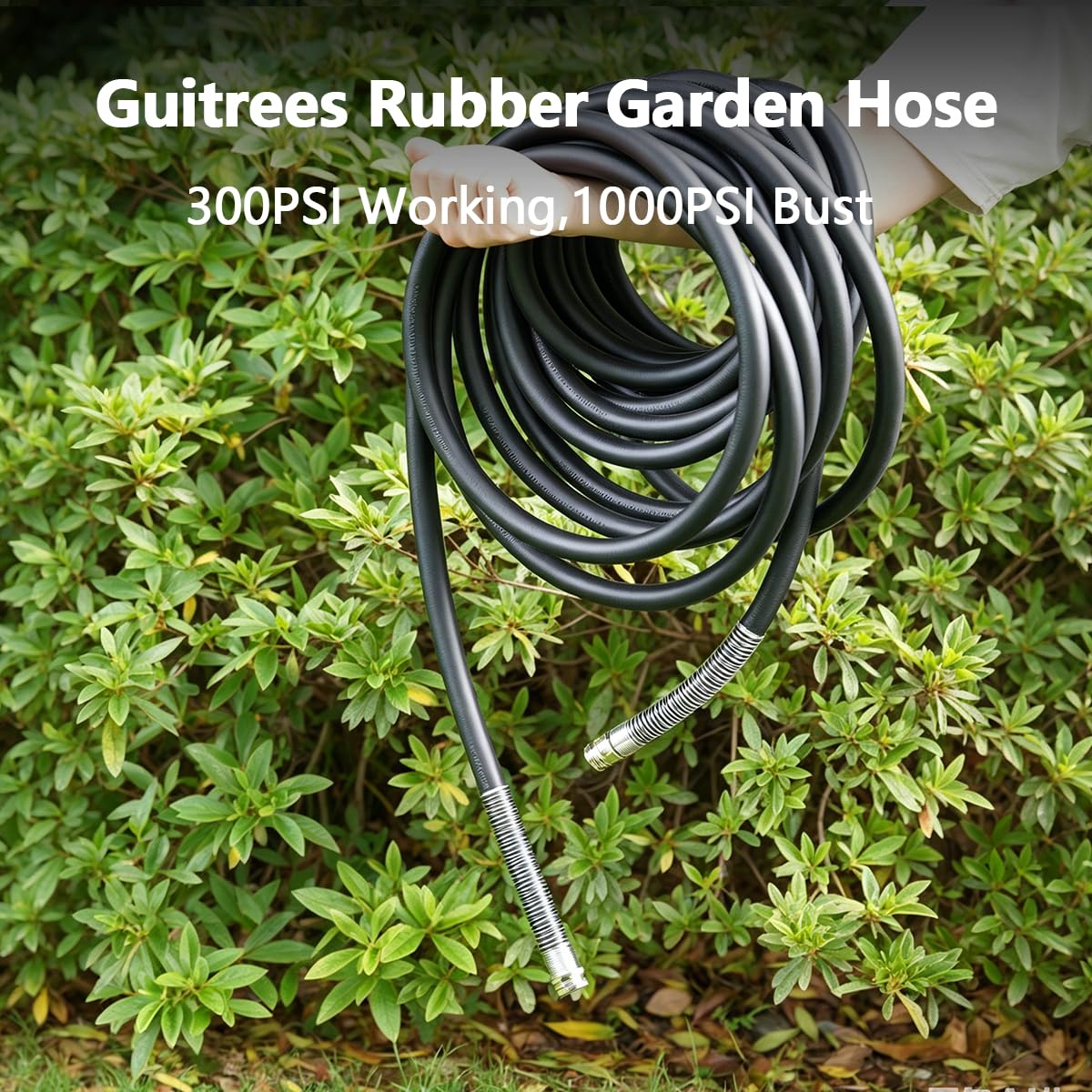 100FT x 3/4" Heavy Duty Rubber Garden Hose G1655