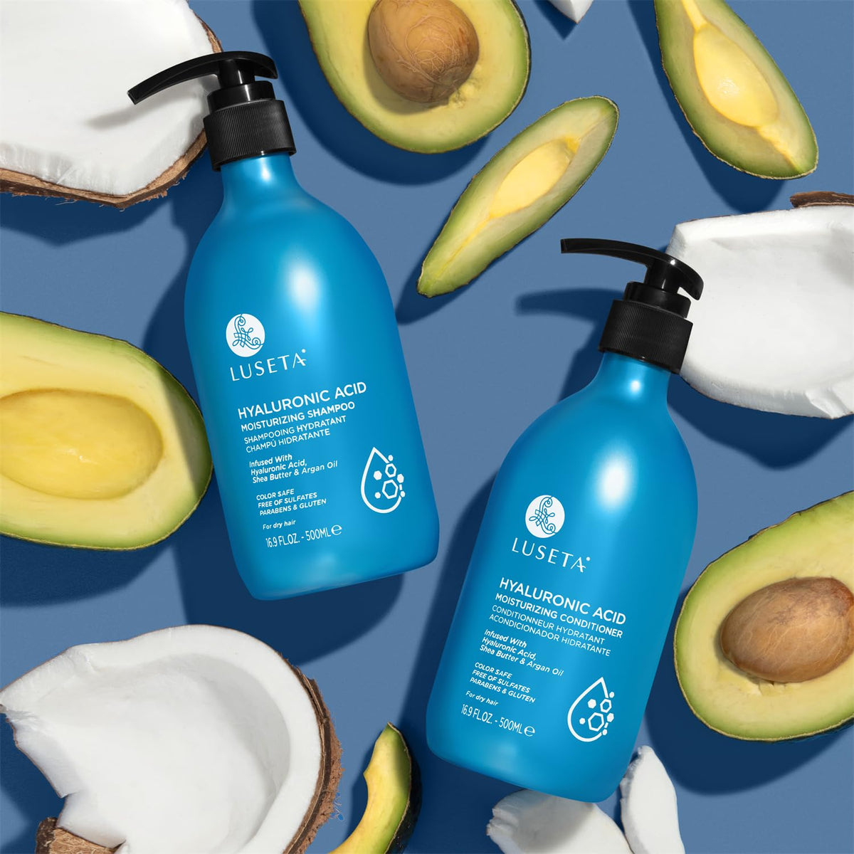 Hydrating Shampoo and Conditioner Set with Shea Butter & Avocado Oil R650769