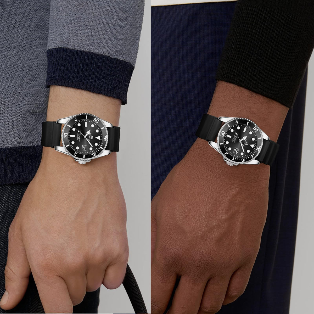 Waterproof Stainless Steel Mens Watch E906399