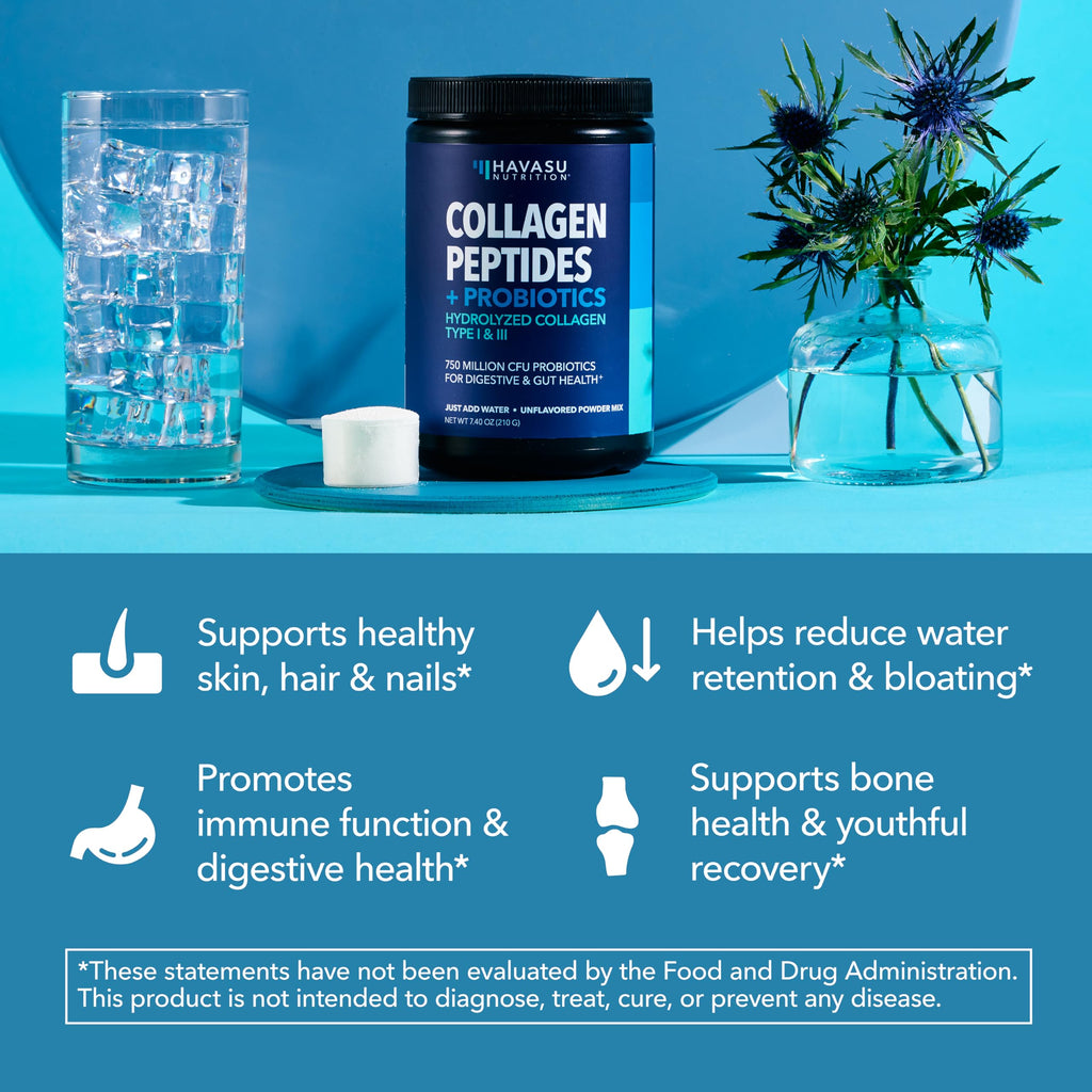 Unflavored Collagen Peptides Powder with Probiotics C318994