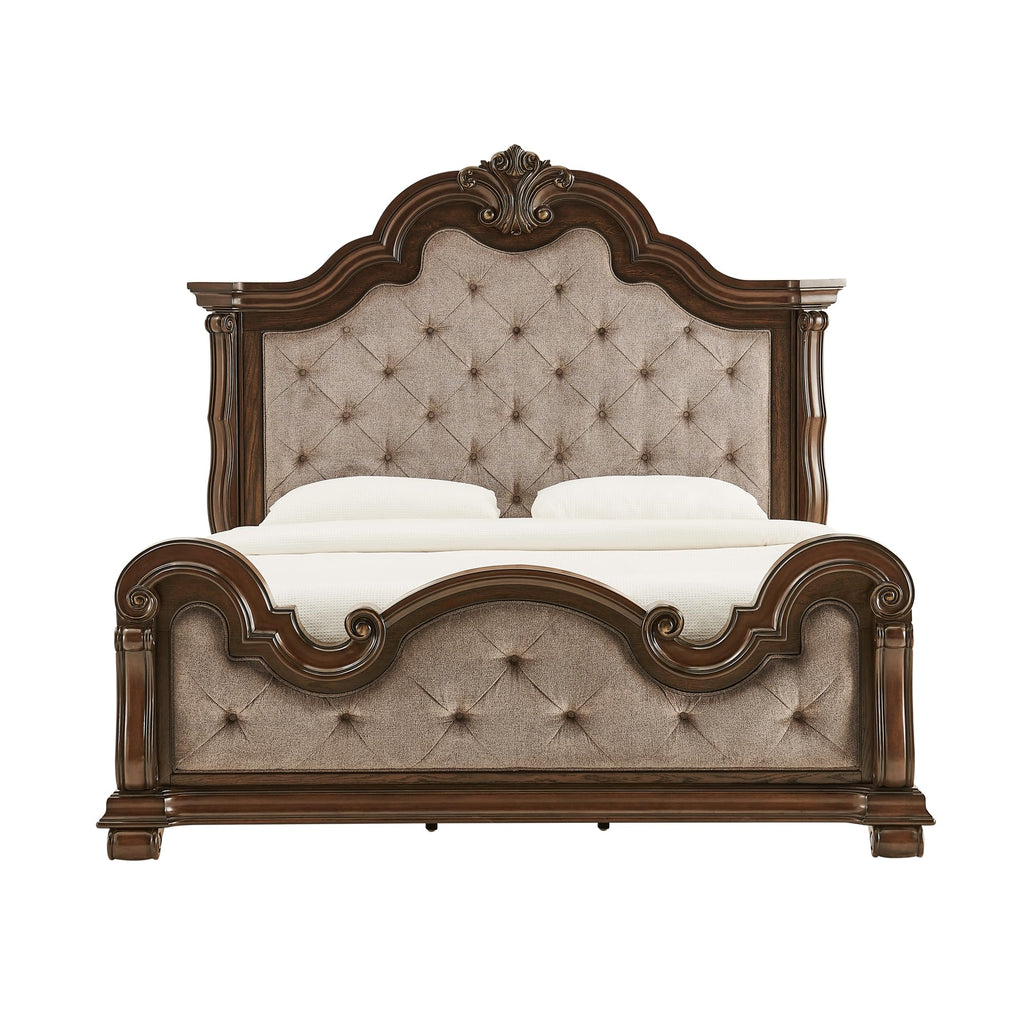 86" Eastern King Platform Wood Bed Frame M6989
