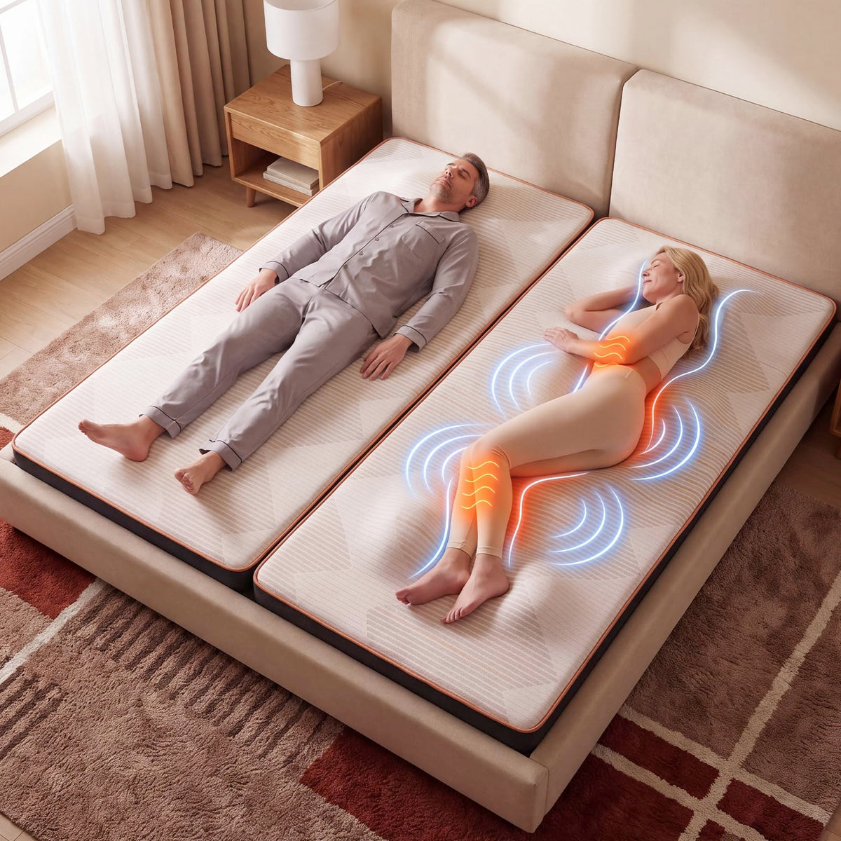 Twin XL Heating Massage Mat G575
