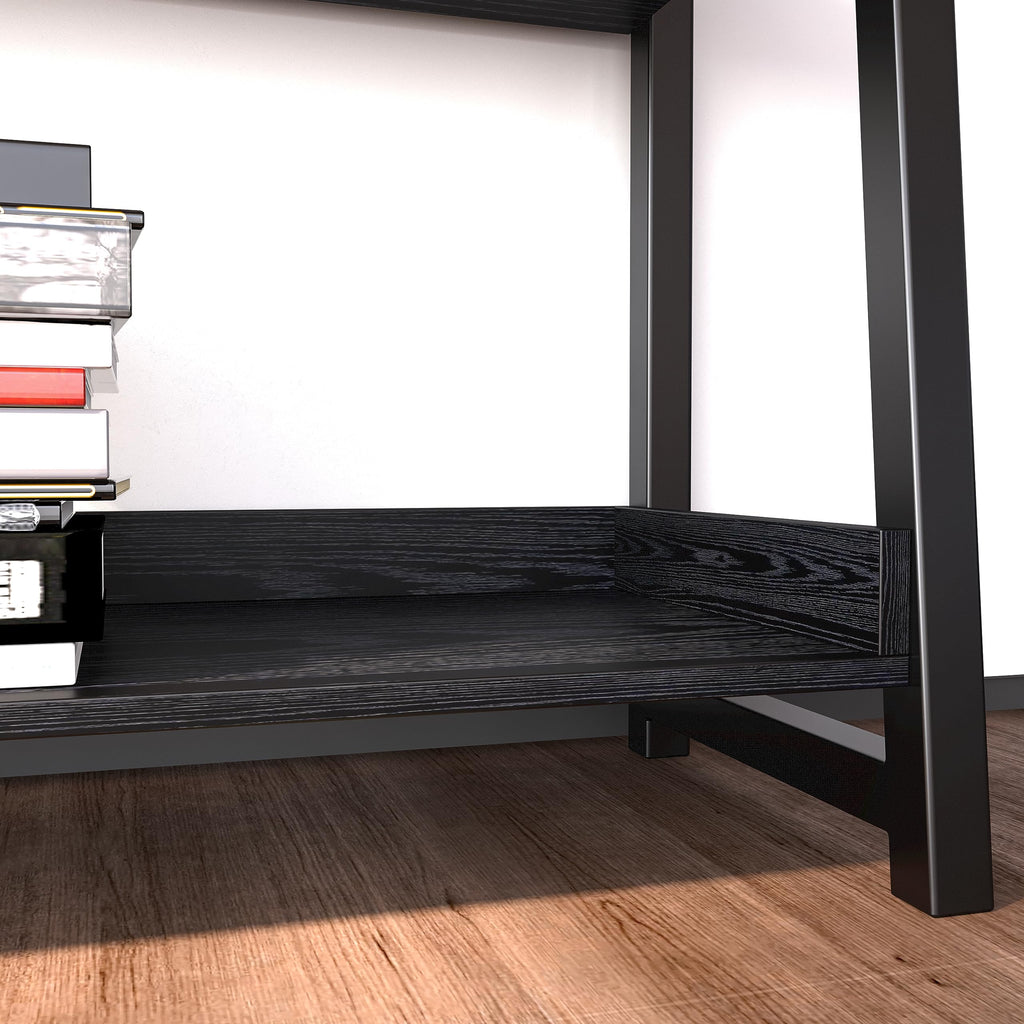 5-Tier Industrial Ladder Shelf Bookcase I236500