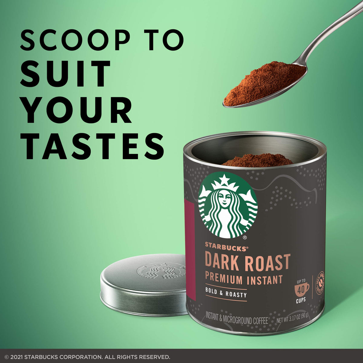 Dark Roast Instant Coffee 3.17 oz N1319