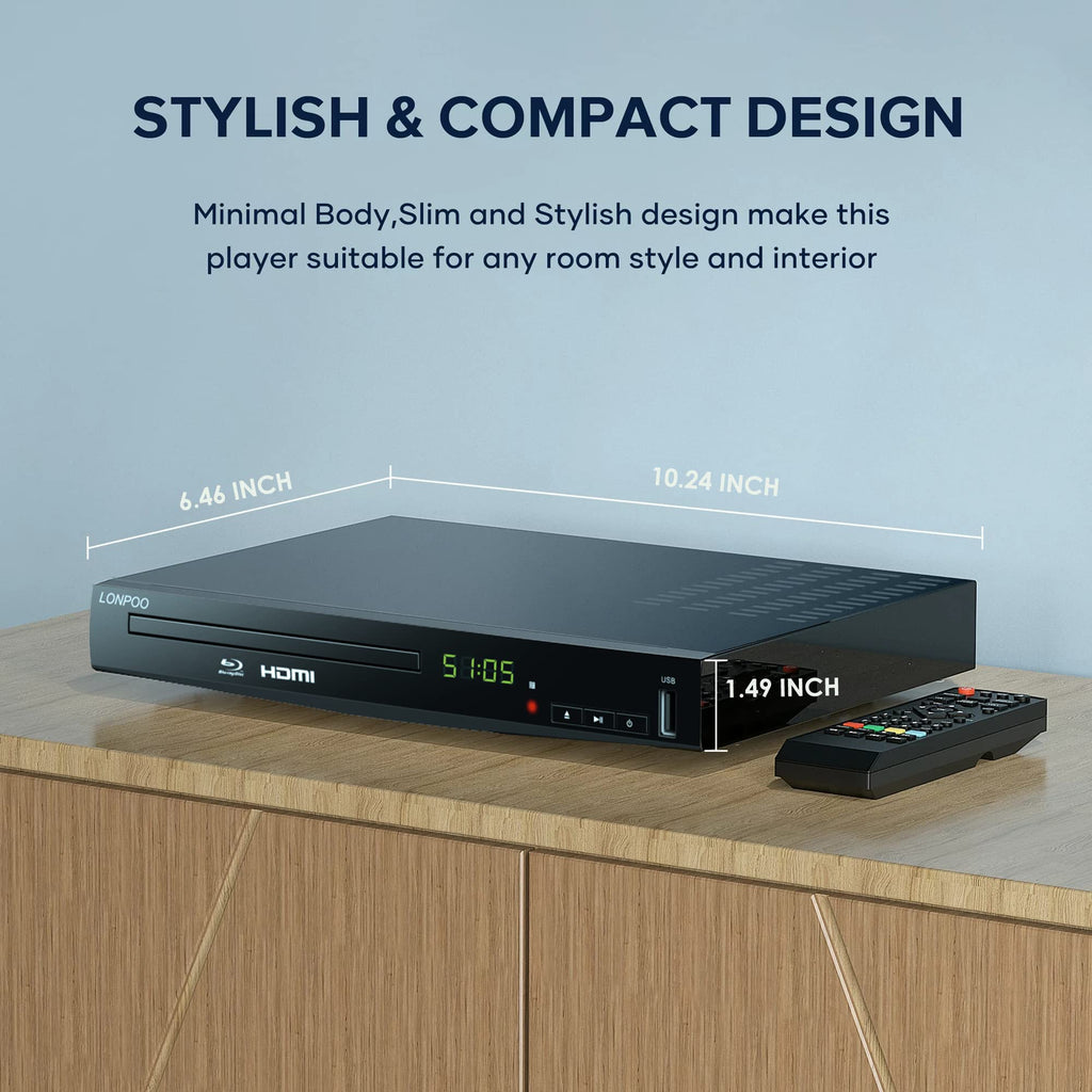 Full HD DVD Player HDMI with Dolby Digital TrueHD/DTS U759