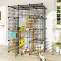 Large Detachable Metal Wire Cat Enclosure Q794