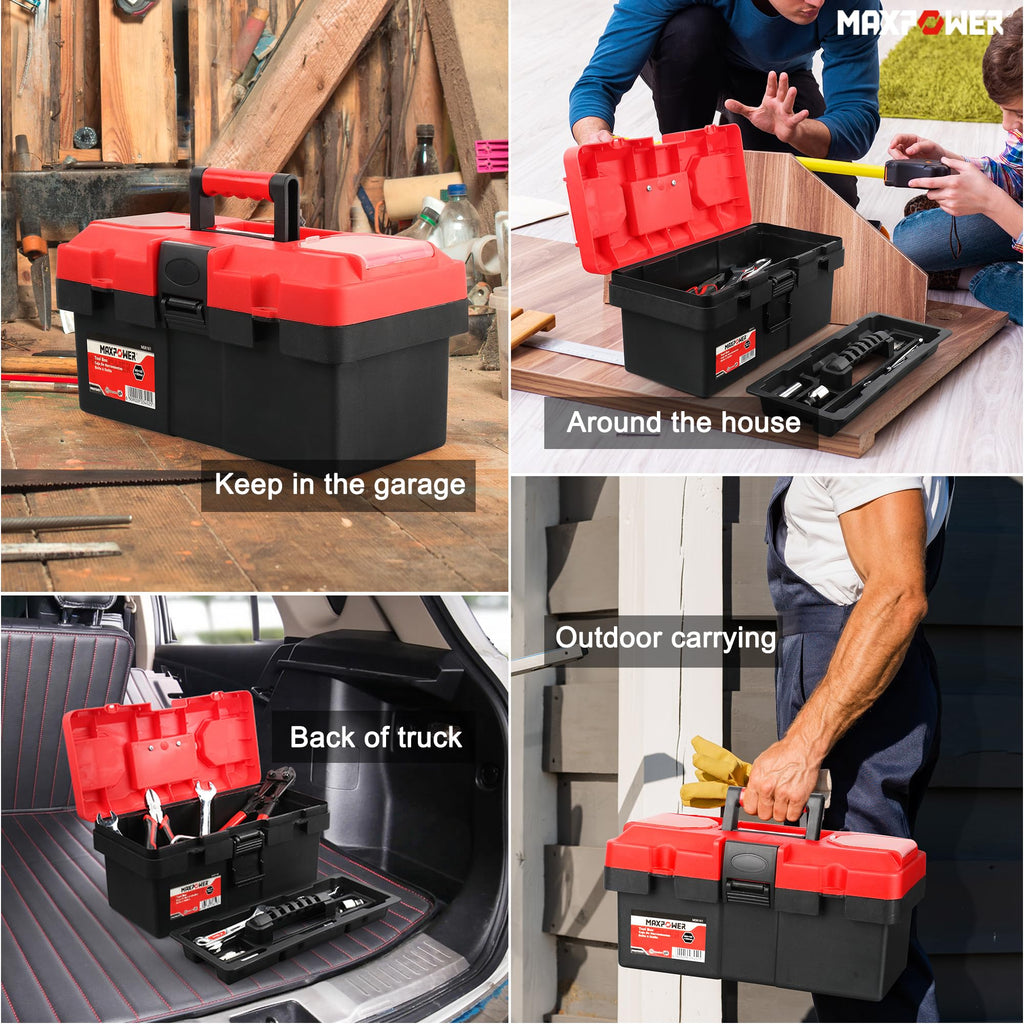 Small Plastic Tool Box with Handle J190148