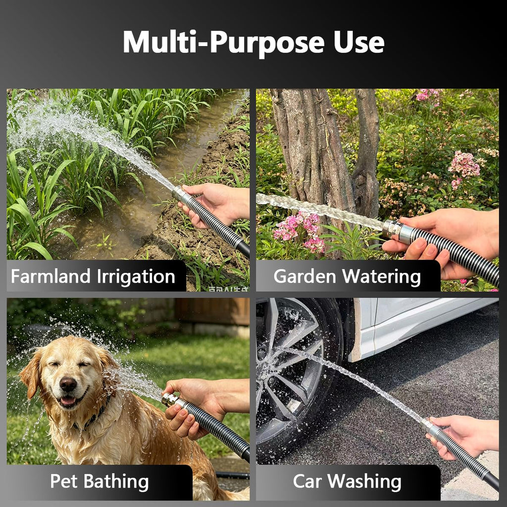 100FT x 3/4" Heavy Duty Rubber Garden Hose G1655