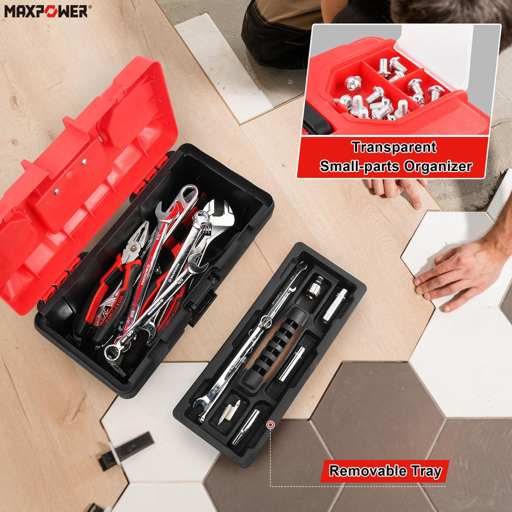 Small Plastic Tool Box with Handle J190148