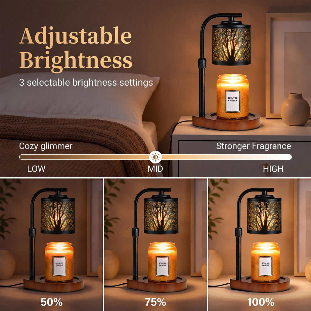 Candle Warmer Lamp with Timer & Dimmer L676286