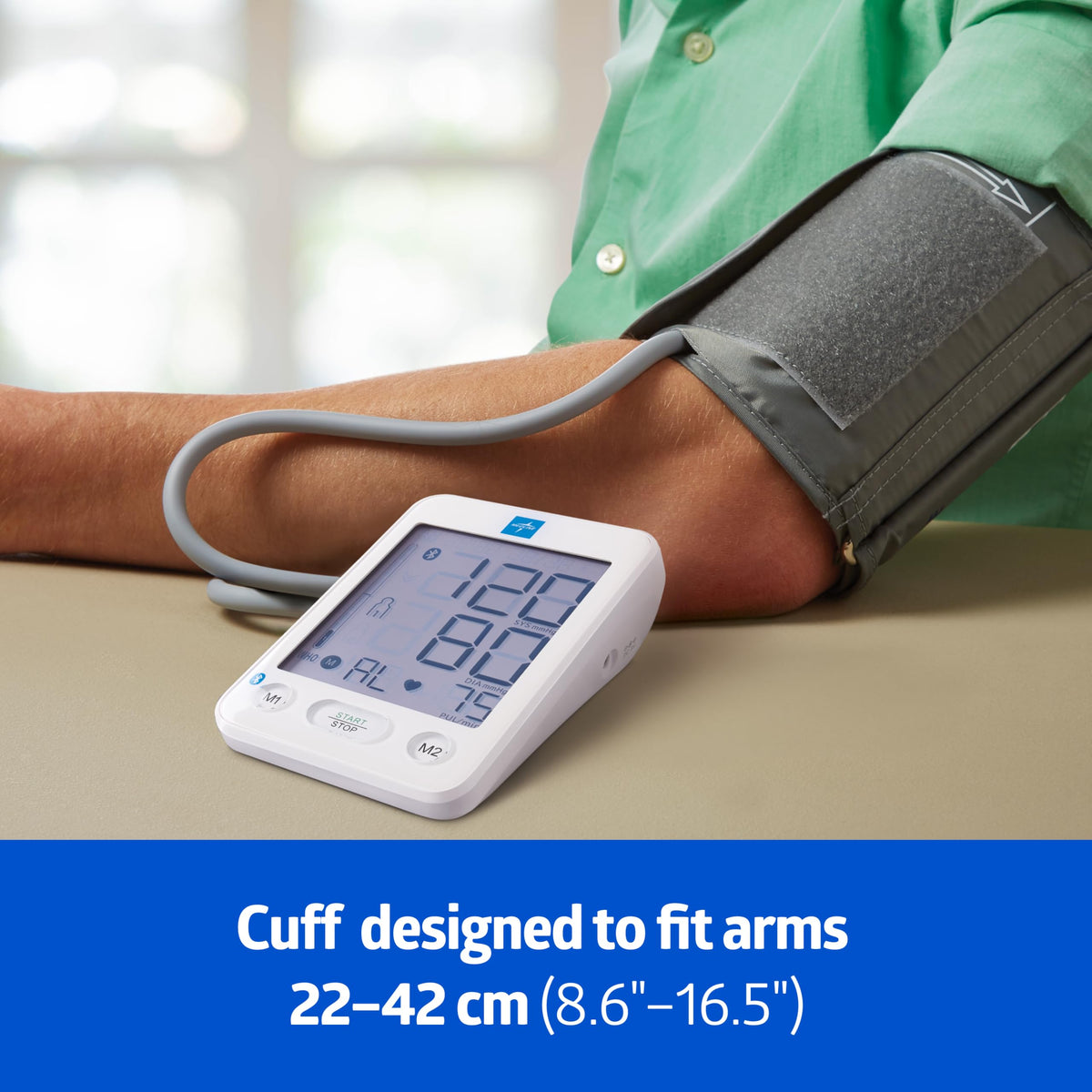 Bluetooth Blood Pressure Monitor with Upper Arm Cuff W64532