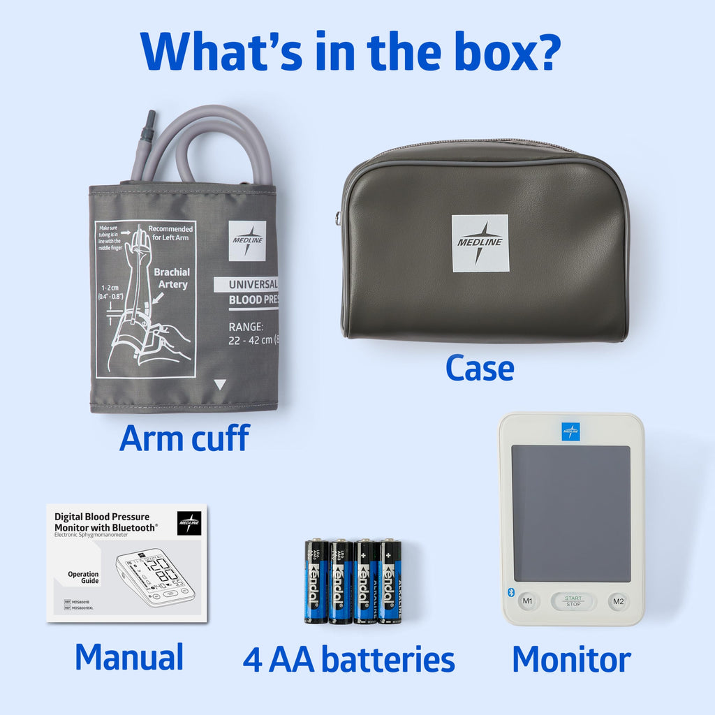 Bluetooth Blood Pressure Monitor with Upper Arm Cuff W64532
