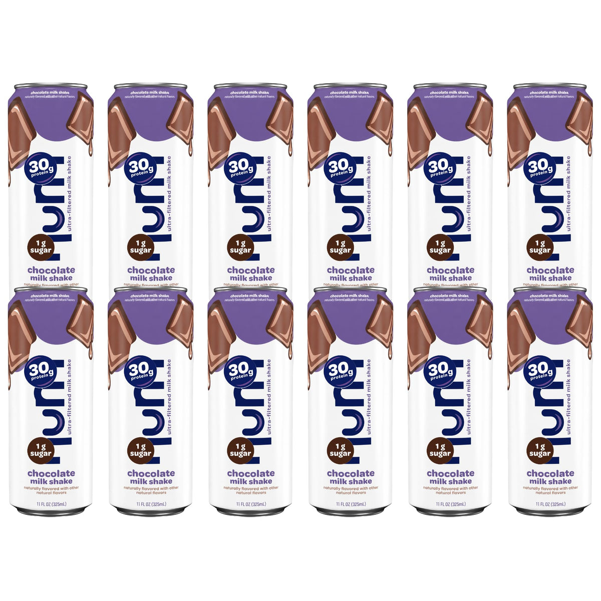 Milk Chocolate Protein Shake, 30g Protein, Lactose Free, 12 Pack C2871