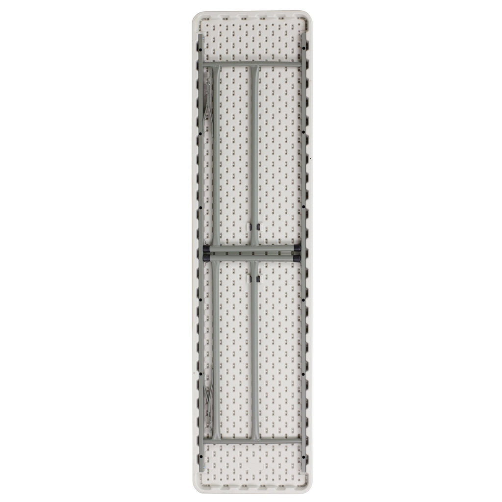 15 Pack 6-Foot Granite White Plastic Folding Table J301005