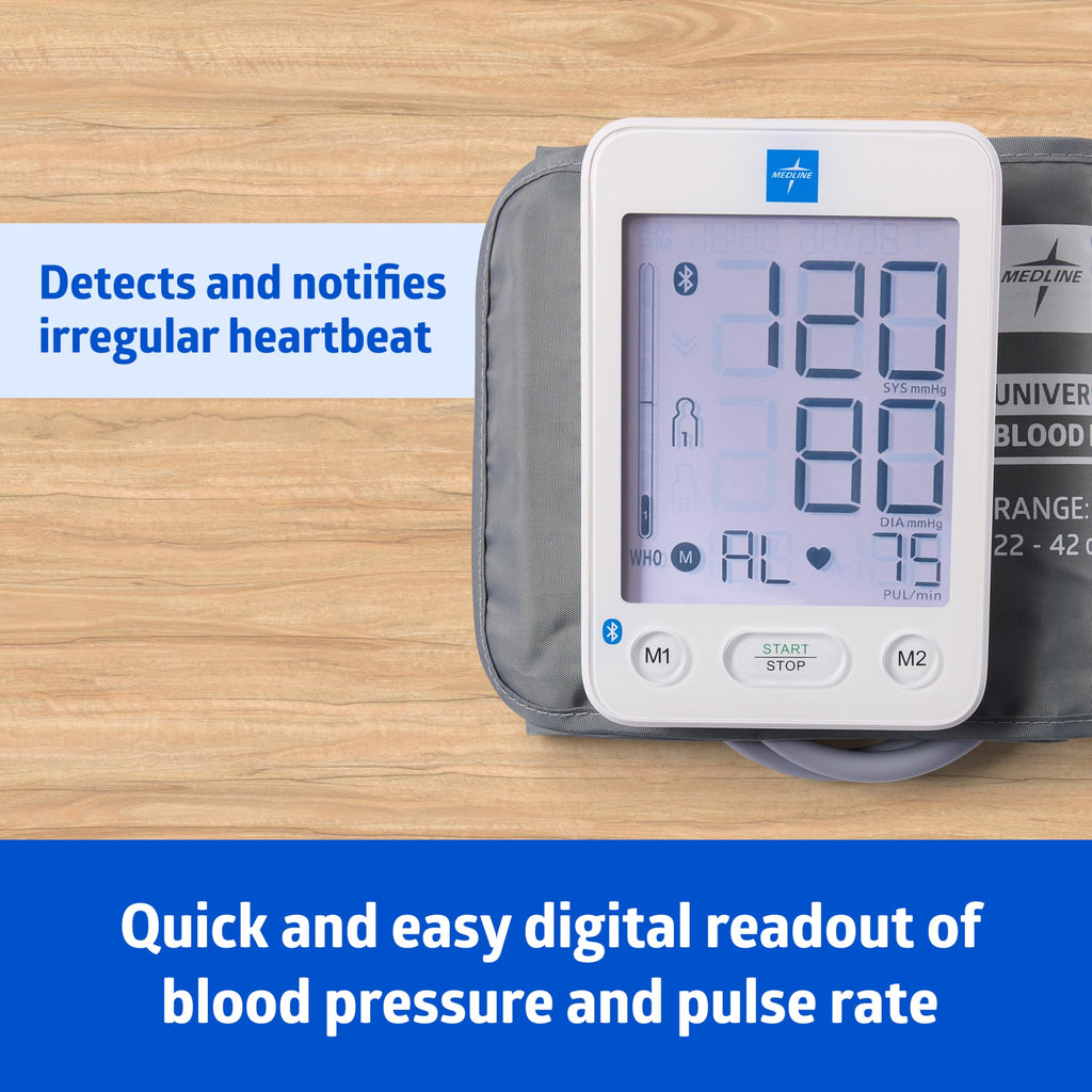Bluetooth Blood Pressure Monitor with Upper Arm Cuff W64532