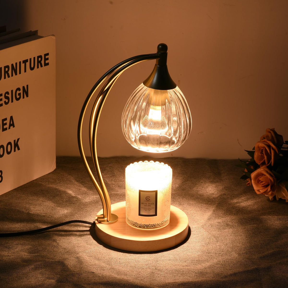 Dimmable Candle Warmer Lamp with Timer C8221